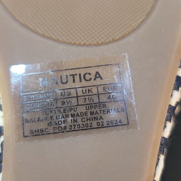 BRAND NEW NAUTICA OPEN TOE HIGH HEEL WEDGE SANDAL - Picture 15 of 15